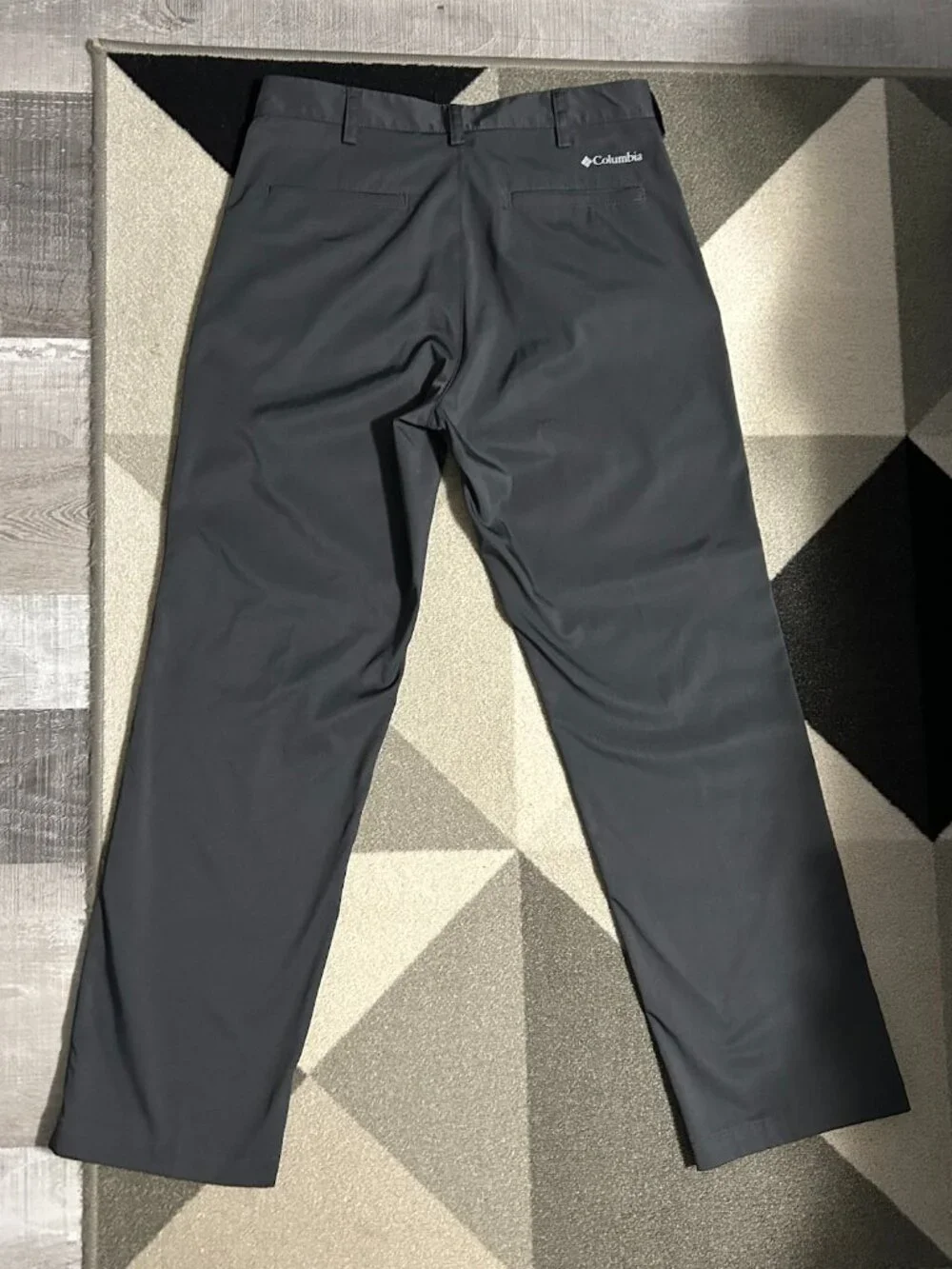 Columbia Men's Gray Golf Omni-Wick Stableford Straight Leg Pants Size 32 X 30